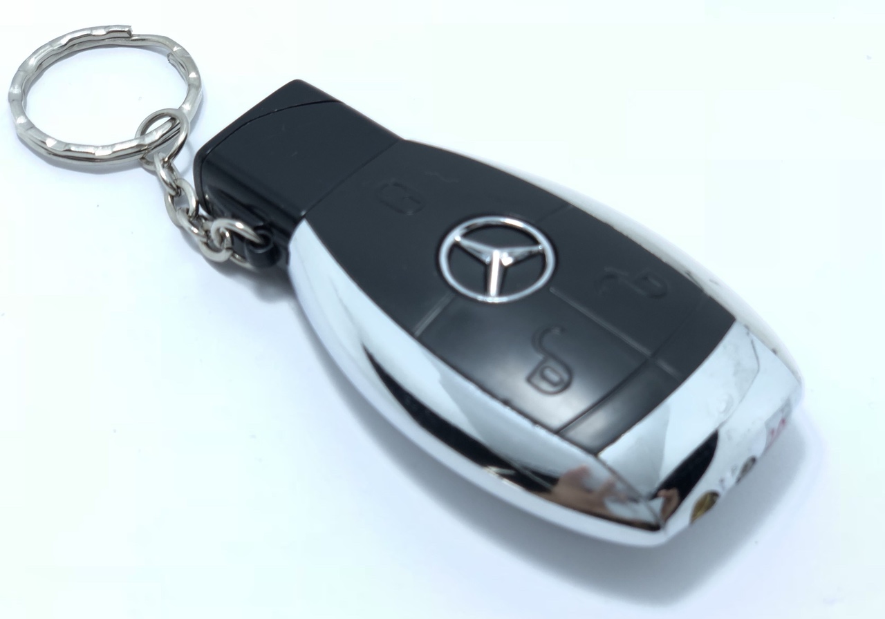 Bật lửa móc khóa logo xe Mescedes