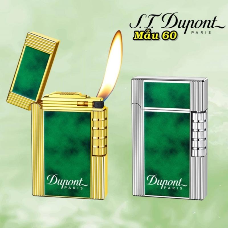 Bật lửa dupont màu xanh lá m-60 xài gas